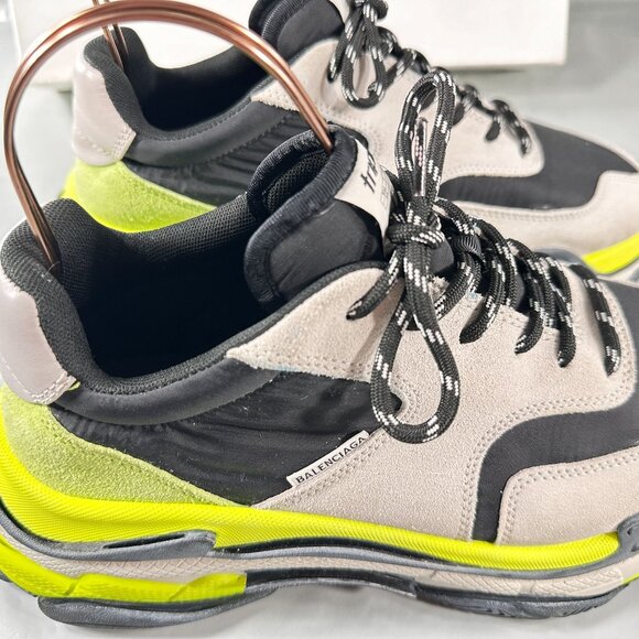 Balenciaga Chunky Sneaker Men V2 Gomma Tess Triple S Nylon Athletic Shoes 10 - Picture 6 of 16